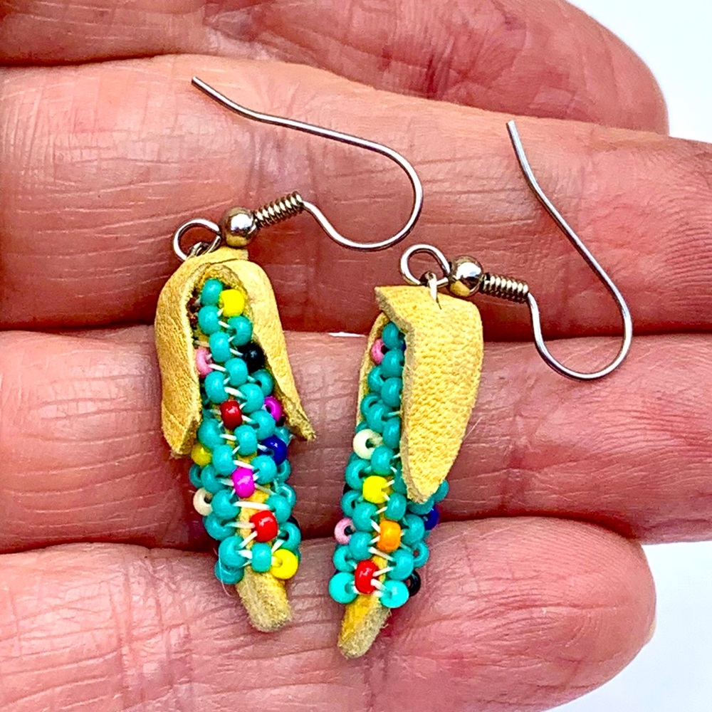 Vintage maize earrings